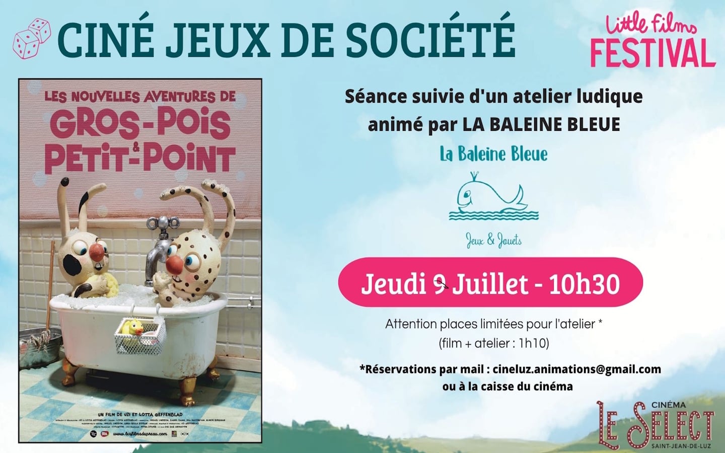Little Films Festival: Ciné jeux de socièté