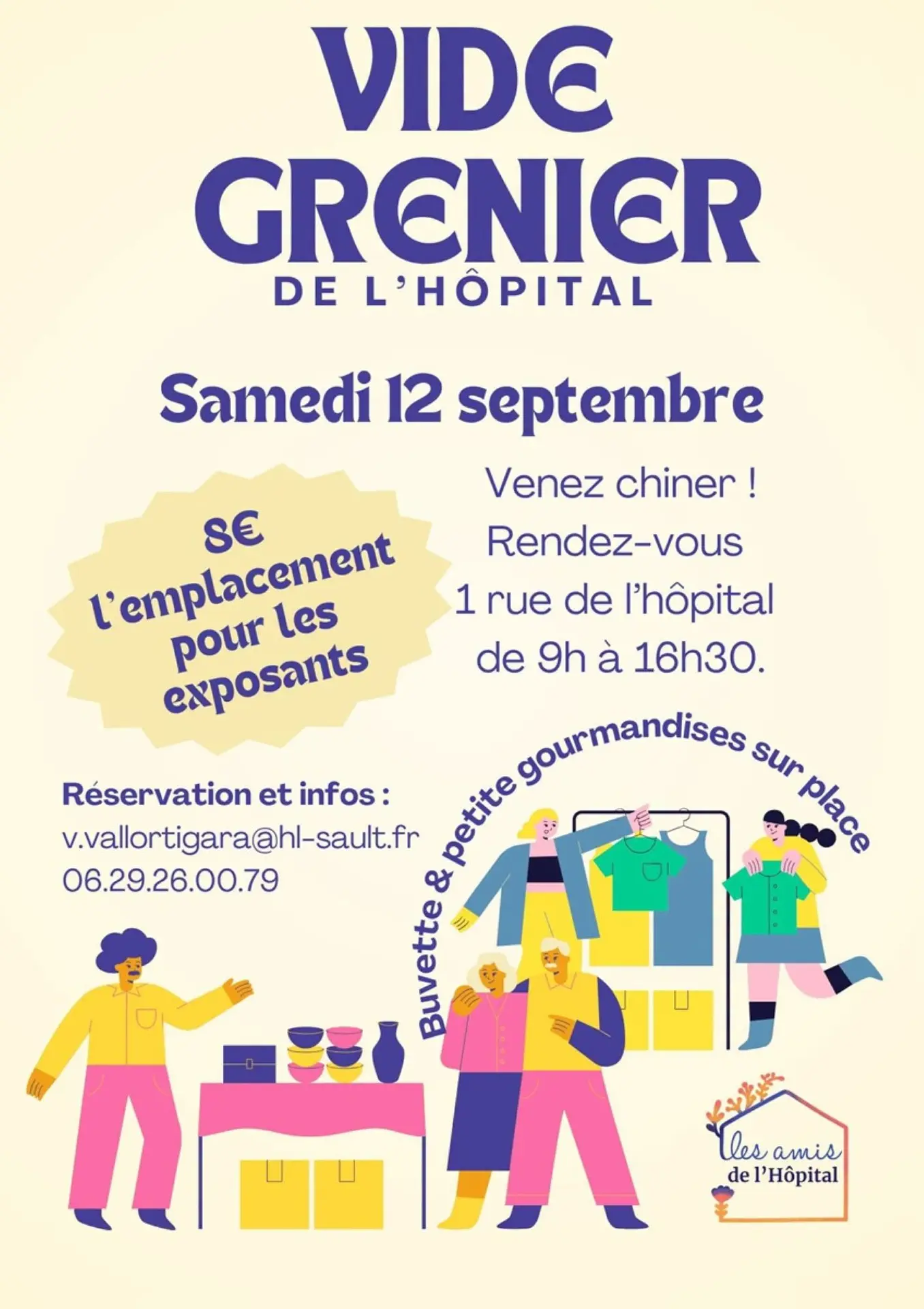 Vide-greniers de l'hôpital de Sault