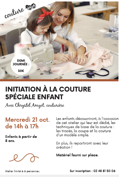 Initiation à la couture spéciale enfant