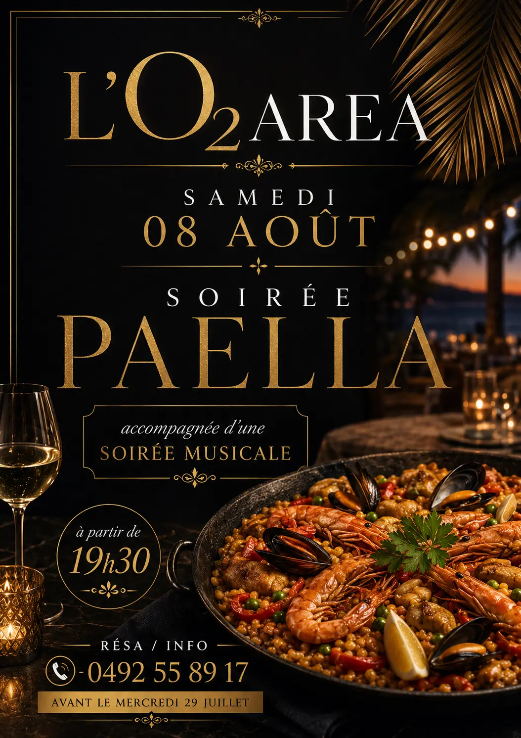 Les soirées animées de l'O2 Area !