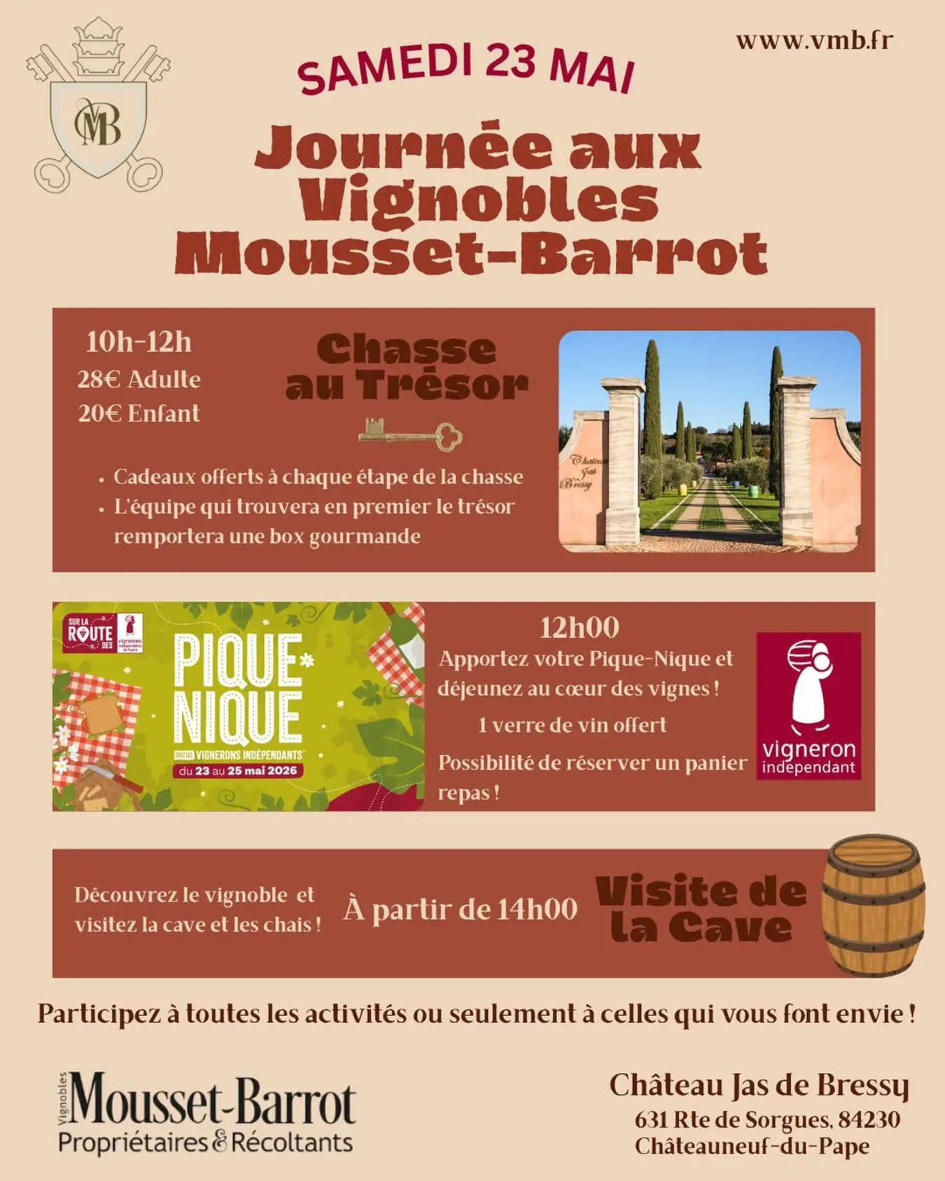 Journée aux Vignobles Mousset-Barrot