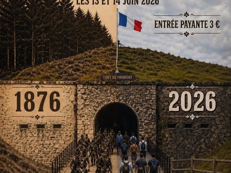 Anniversaires : les 150 ans du Fort du Parmont et les 20 ans de l'association