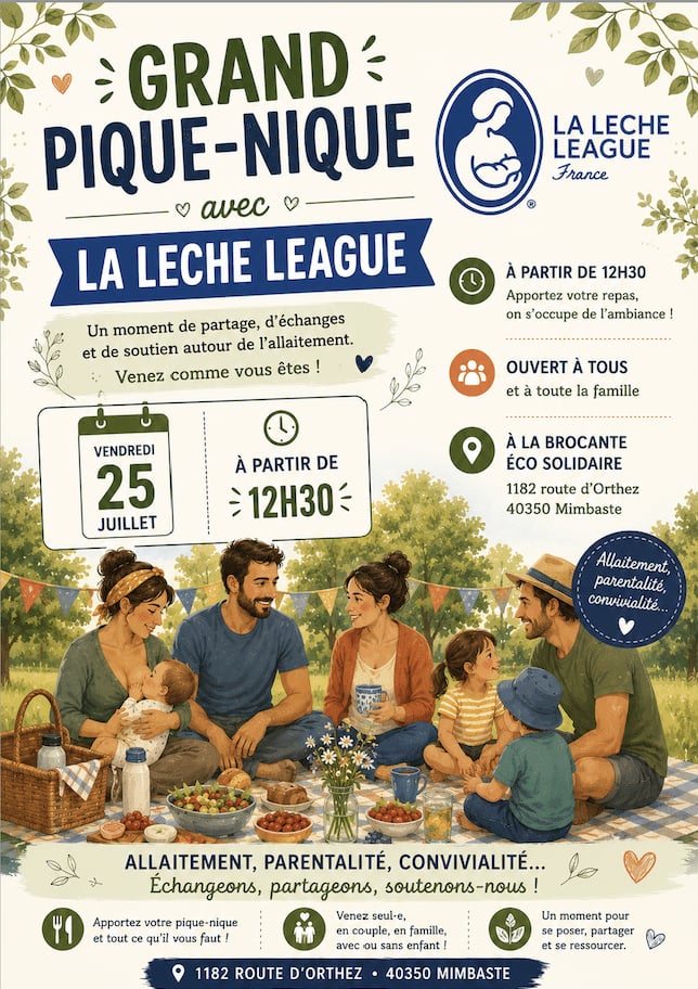 Pique-nique avec la leche league