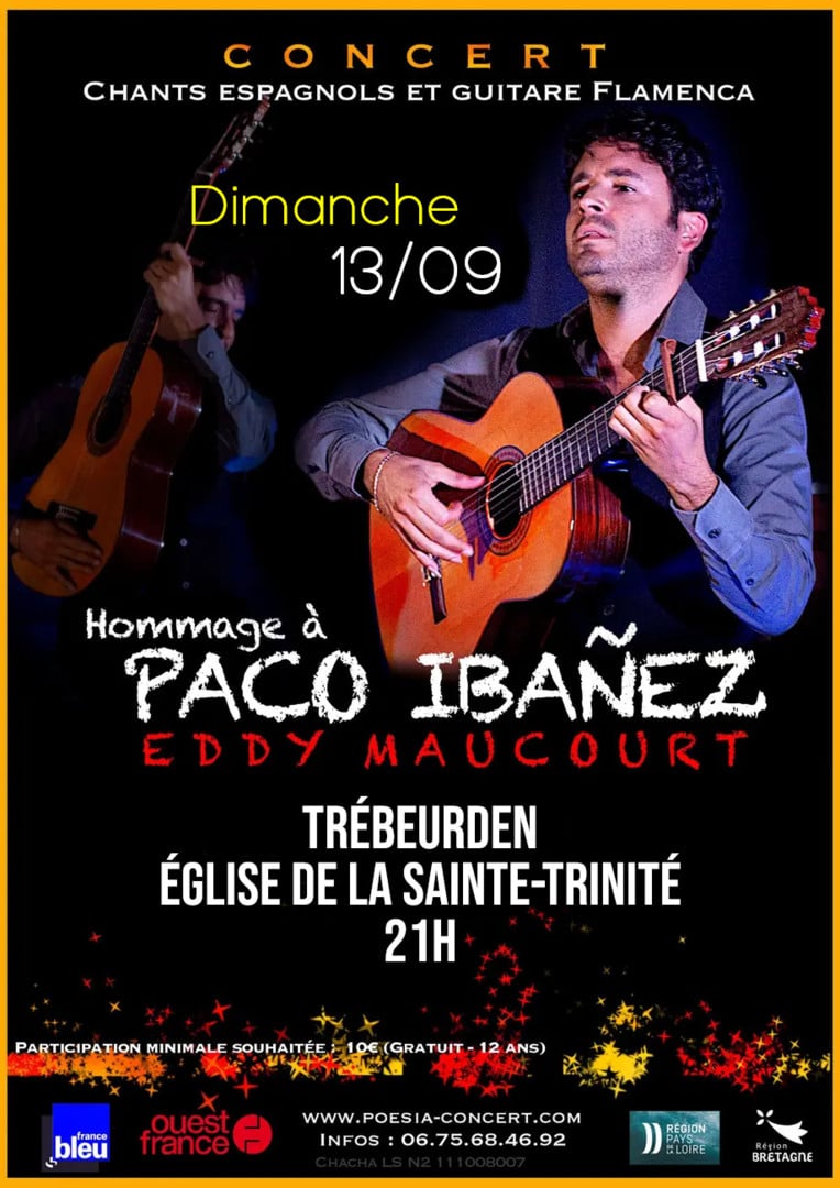 Concert – Chants espagnols et guitare Flamenca, hommage à Paco Ibañez