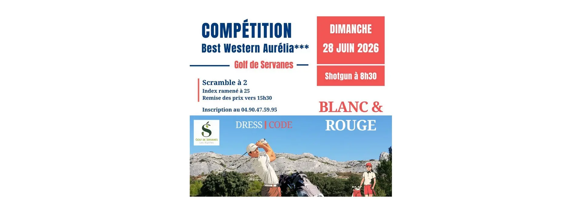 Compétition de golf "Best Western Aurélia"