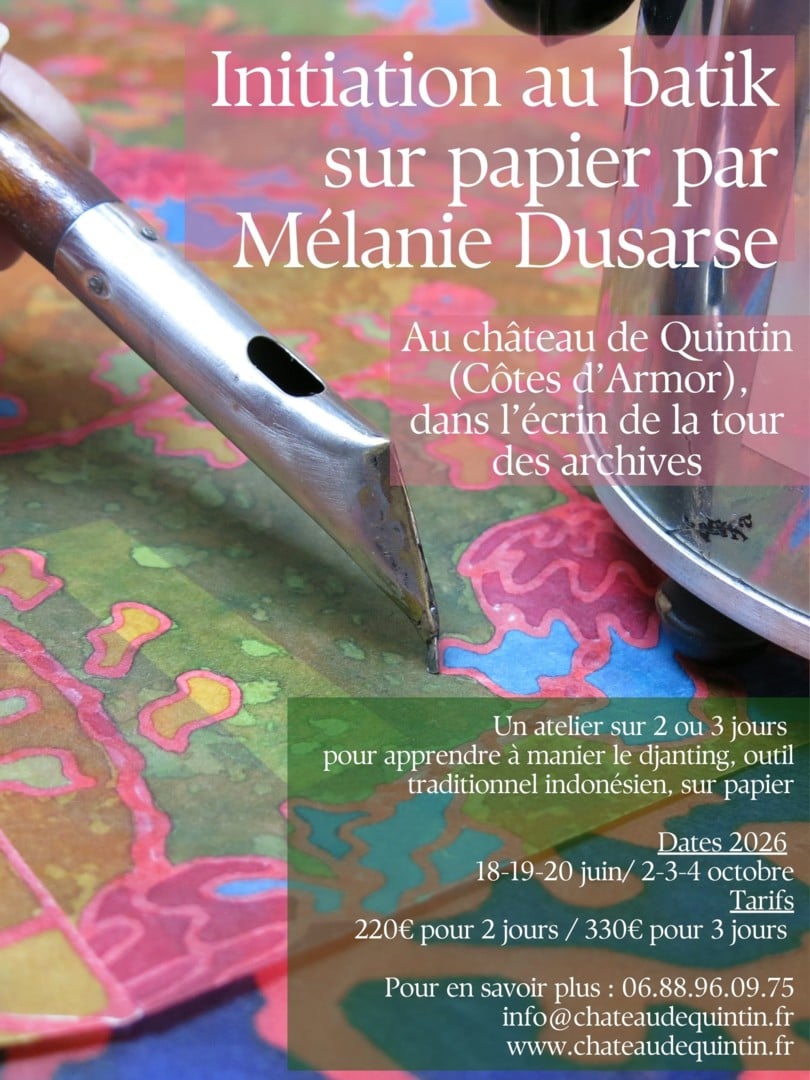 Atelier d’initiation au batik