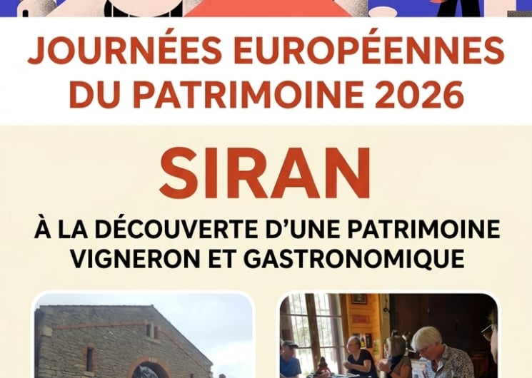 JOURNÉES EUROPÉENNES DU PATRIMOINE – VISITE & DÉGUSTATION À LA CAVE DE SIRAN