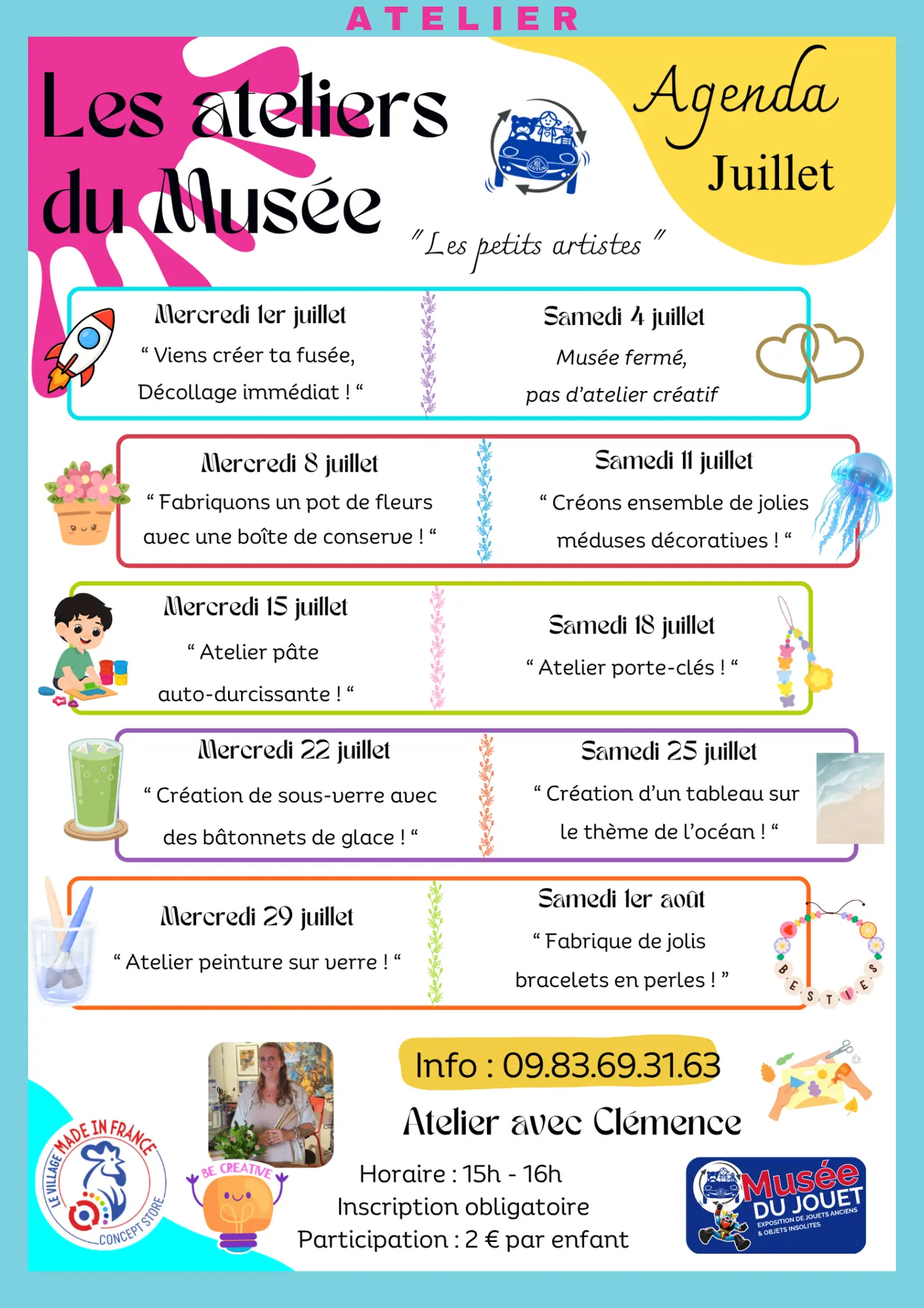 Les ateliers du musée du jouet