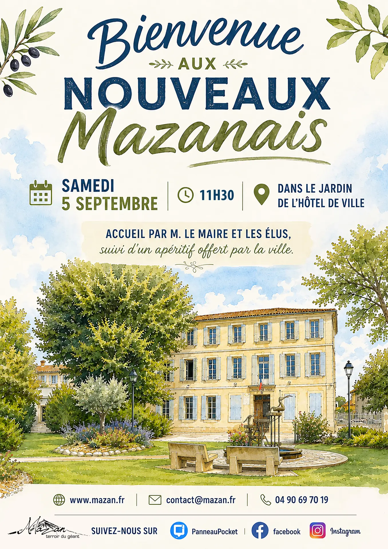 Accueil des nouveaux Mazanais