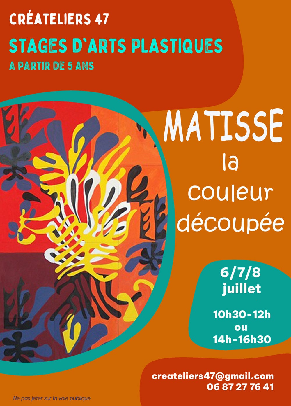 Stage d'Arts Plastiques : Matisse ou la Couleur Découpée