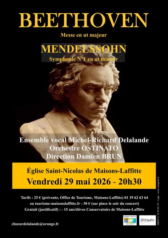 Beethoven, Messe en ut majeur et Mendelssohn, Symphonie N.1