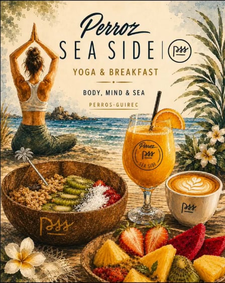 Yoga & Breakfast avec Perroz Sea Side (PSS) !