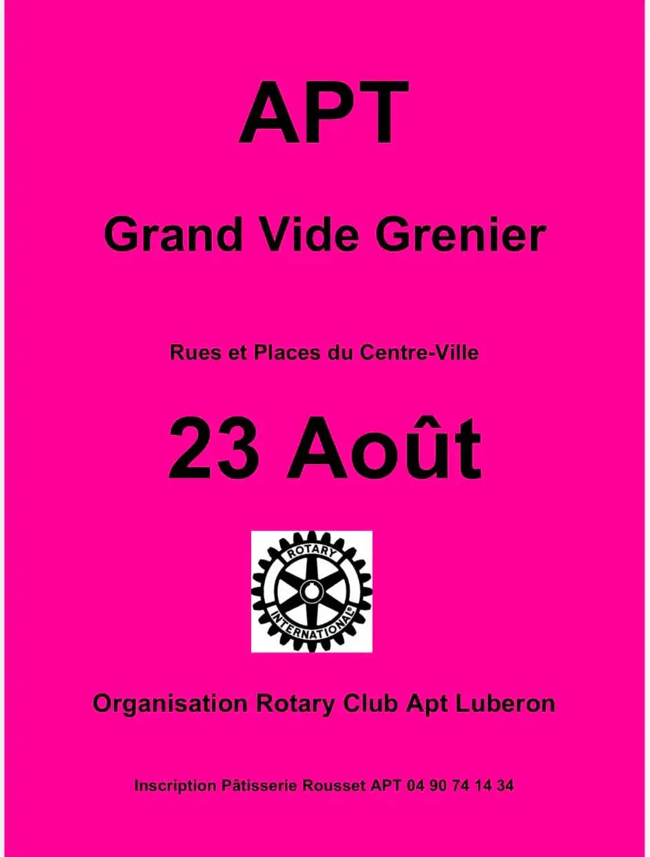 Grand Vide Grenier APT