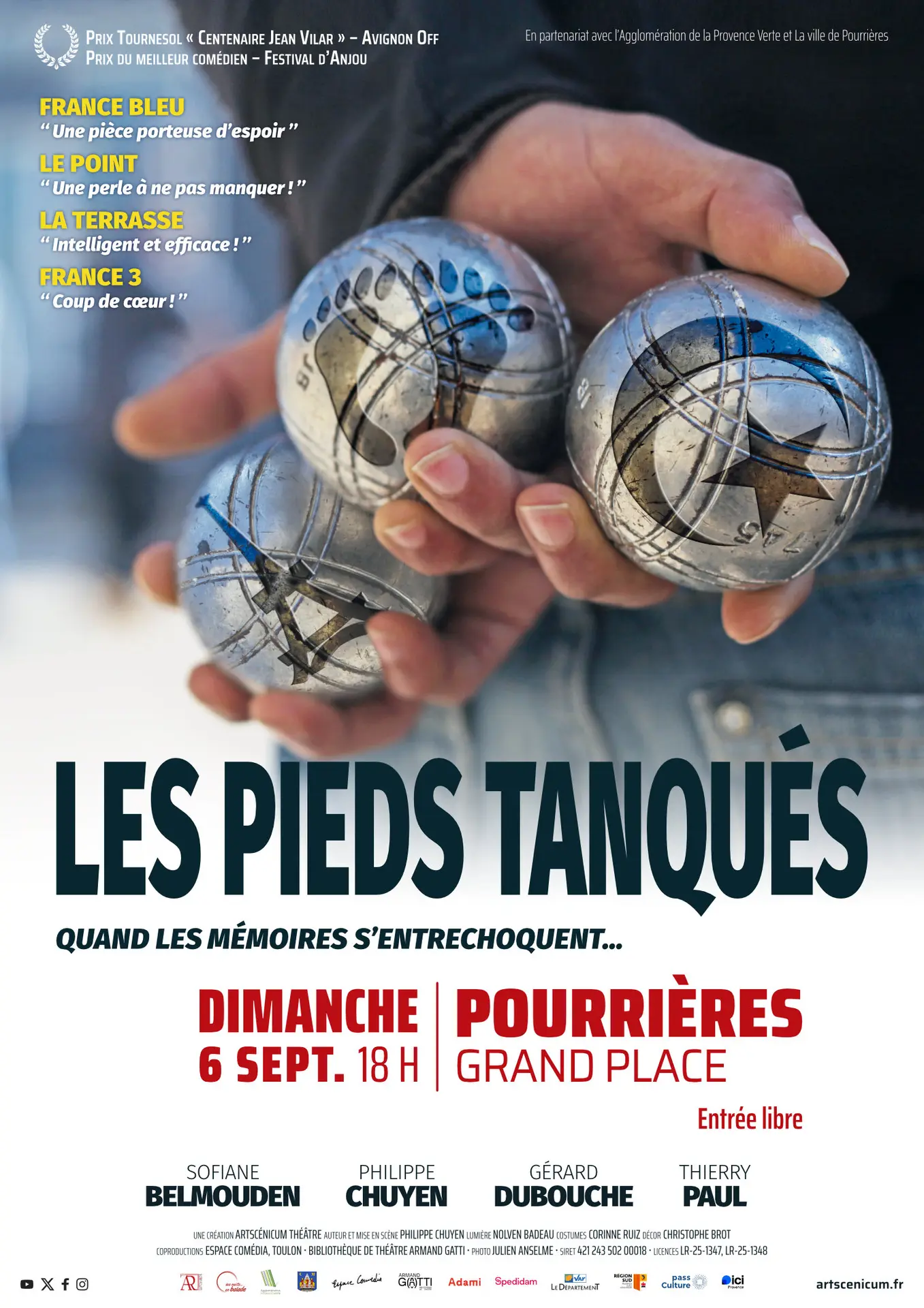 Théatre : Les pieds tanqués | Les Nuits en balade