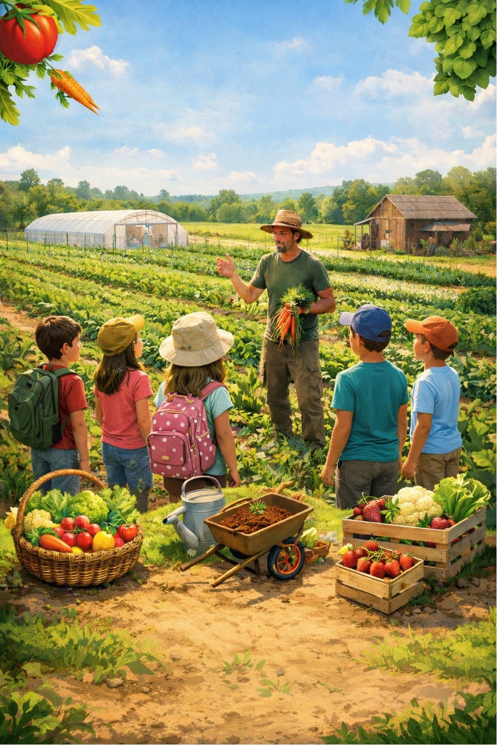 De ferme en ferme : Les jardins du Riau