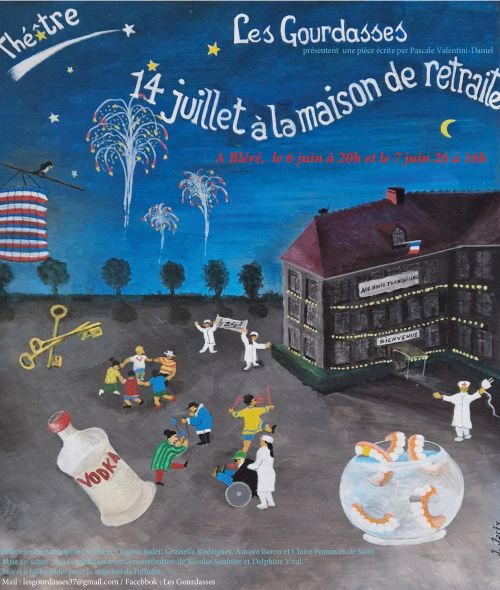 Théâtre : Les Gourdasses "14 juillet à la maison de retraite"