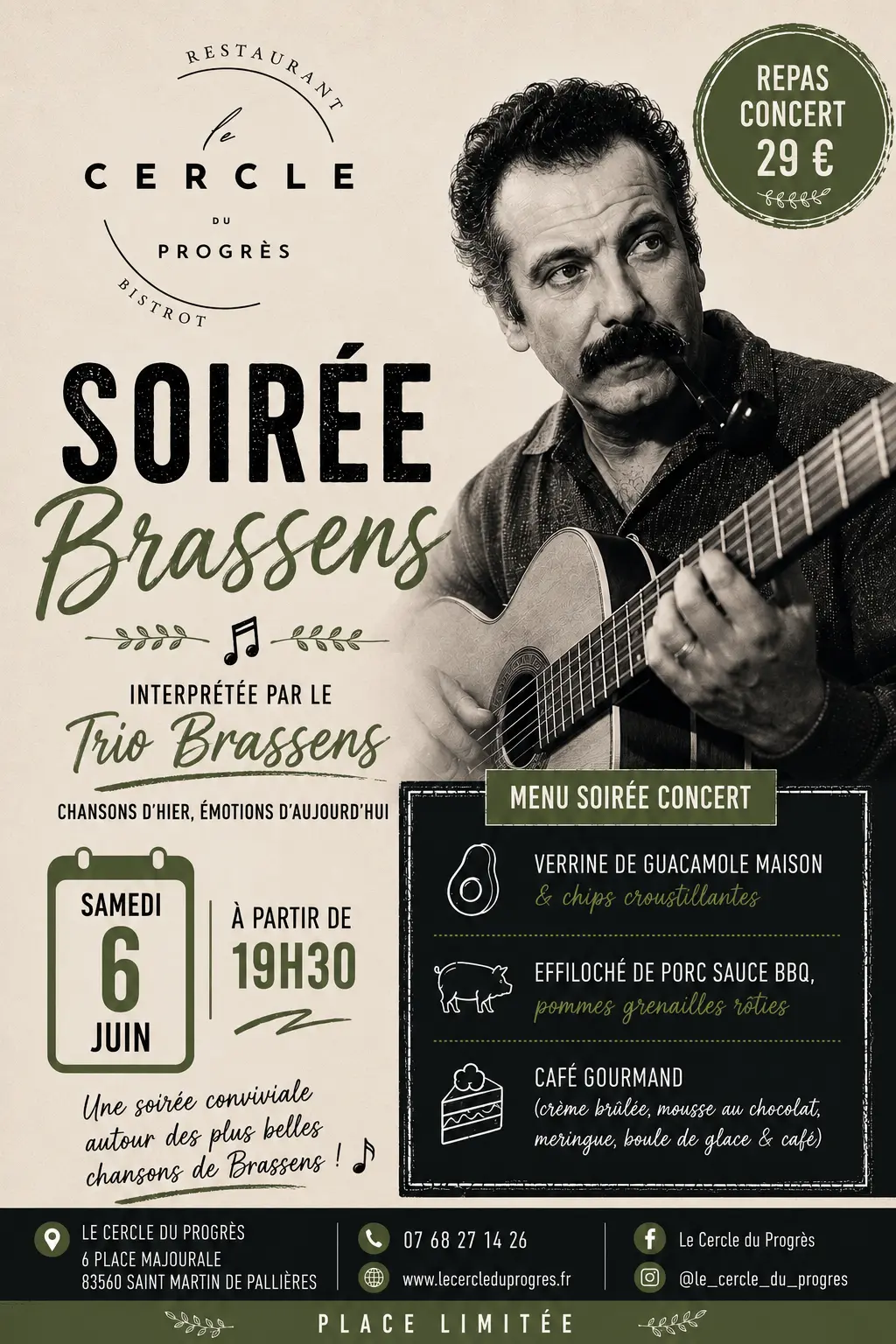 Soirée Brassens