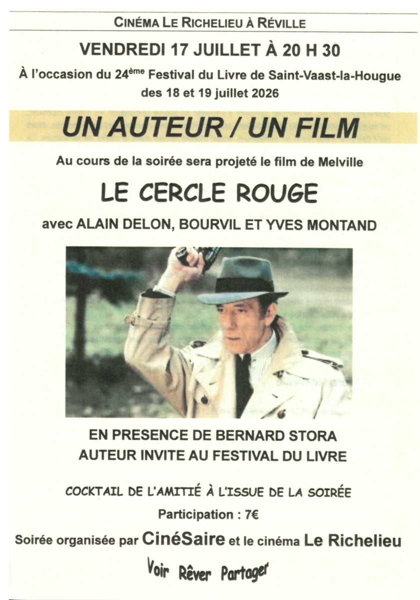Soirée CinéSaire : Le cercle rouge