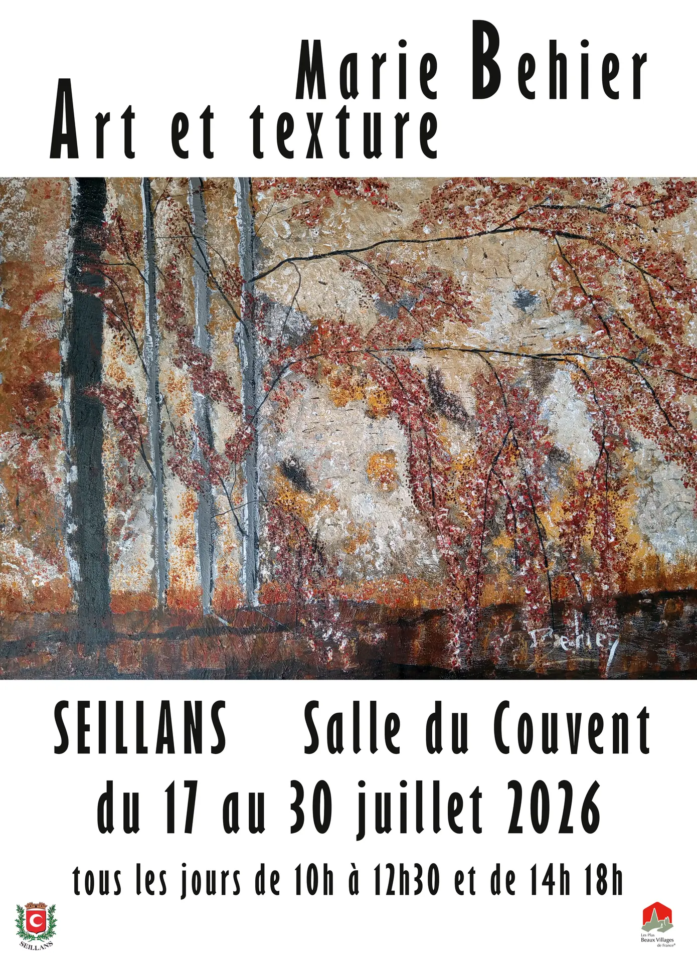 Exposition "Art et Texture" de Marie Behier