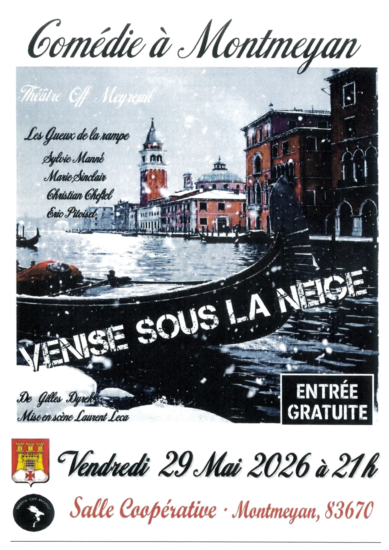 Comédie : Venise sous la neige