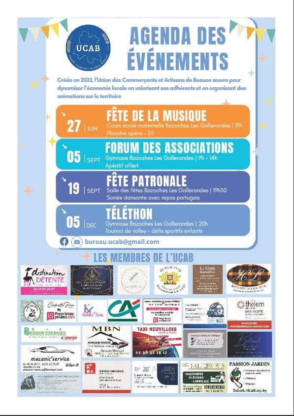 UCAB - Agenda des évènements