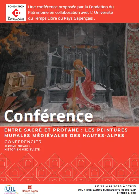 Conférence : les peintures murales médiévales des Hautes-Alpes