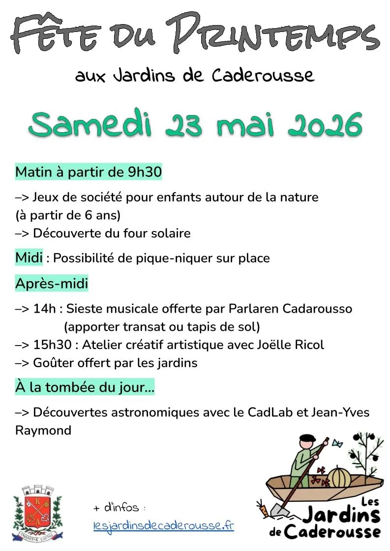 La Fête du Printemps aux Jardins de Caderousse
