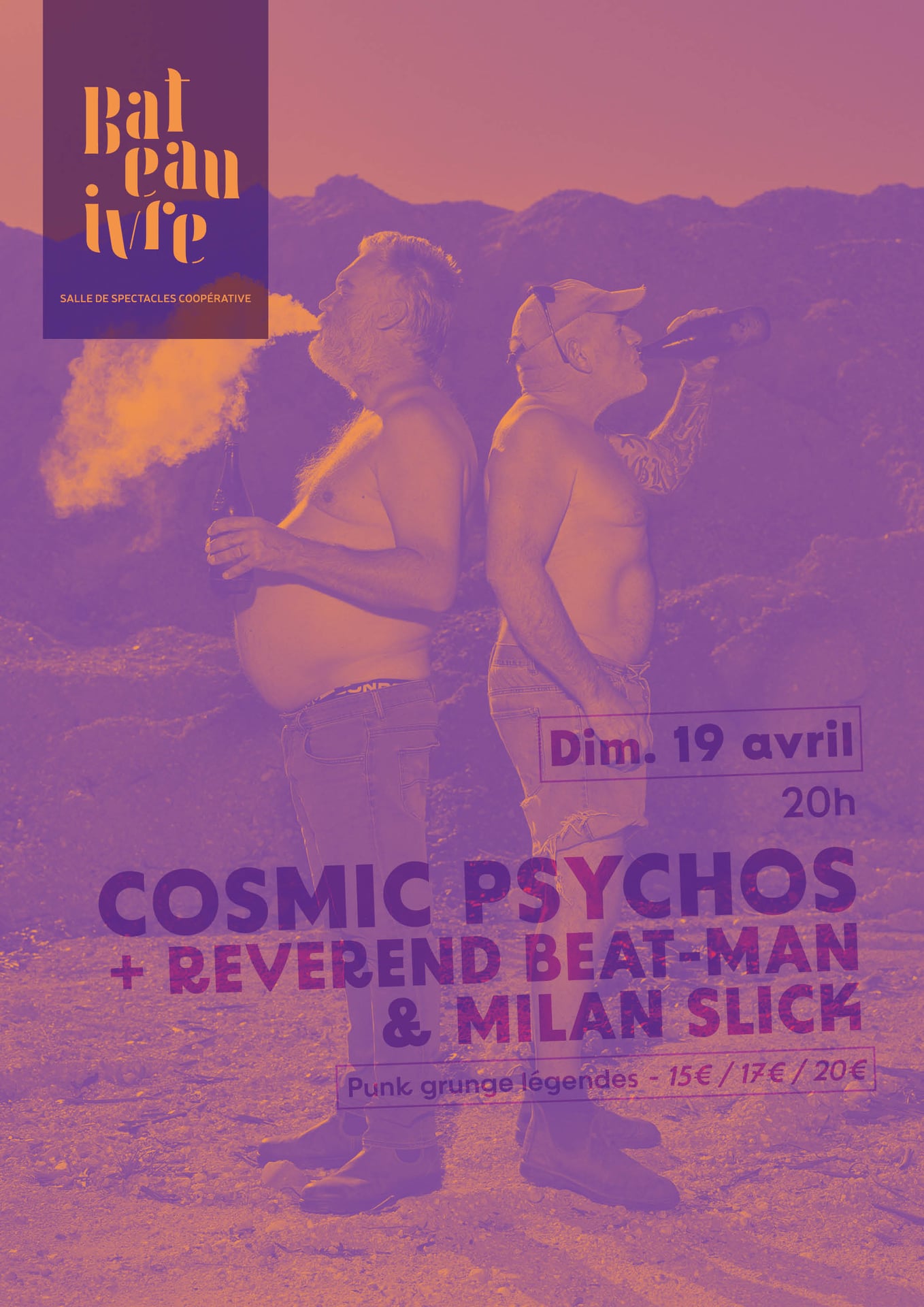 Cosmic Psychos + Reverend Beat-Man & Milan Slick