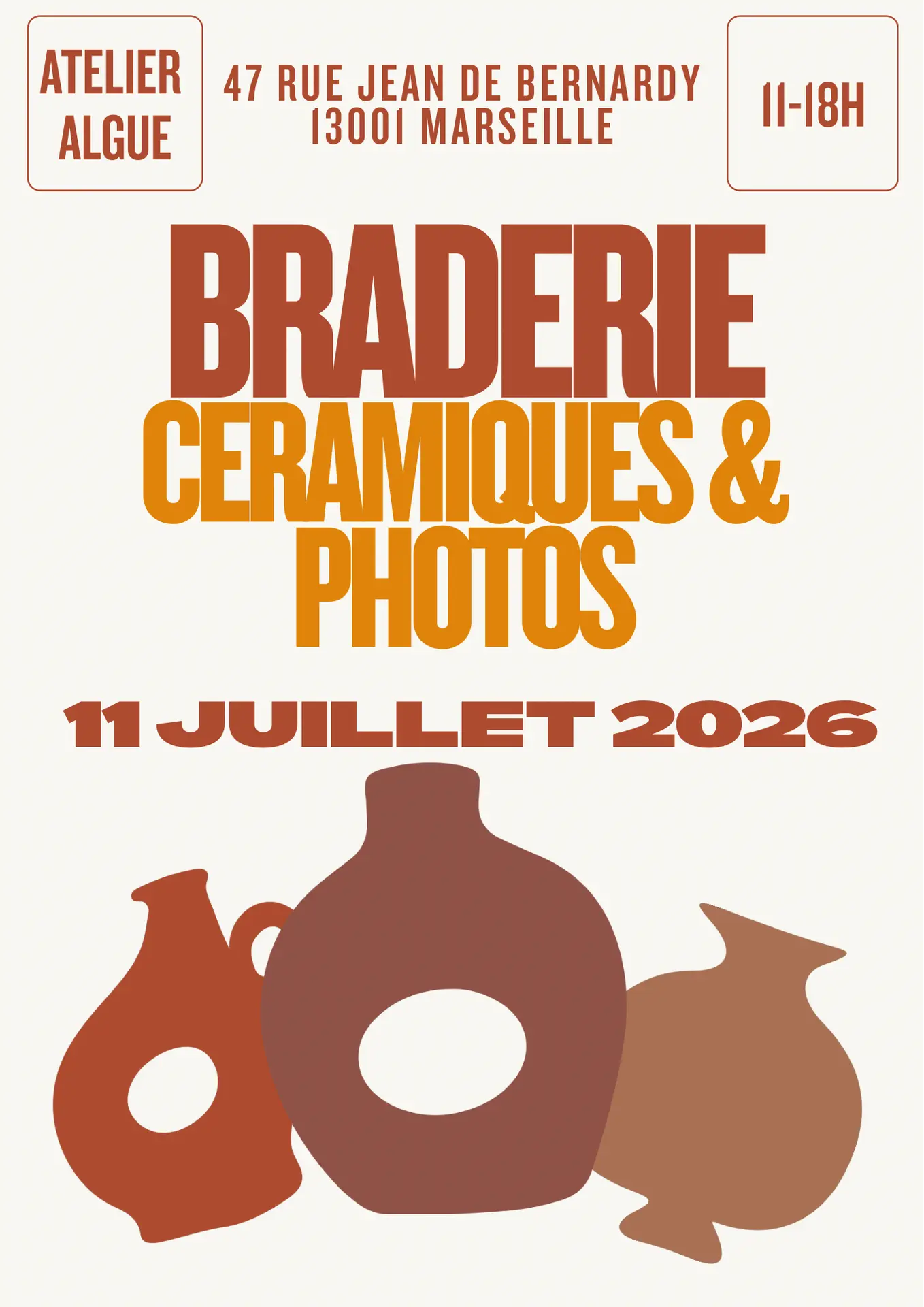 Braderie céramiques & photos