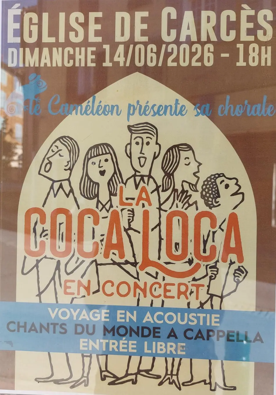 Concert: Chorale La Coca Loca - chants du monde a cappella