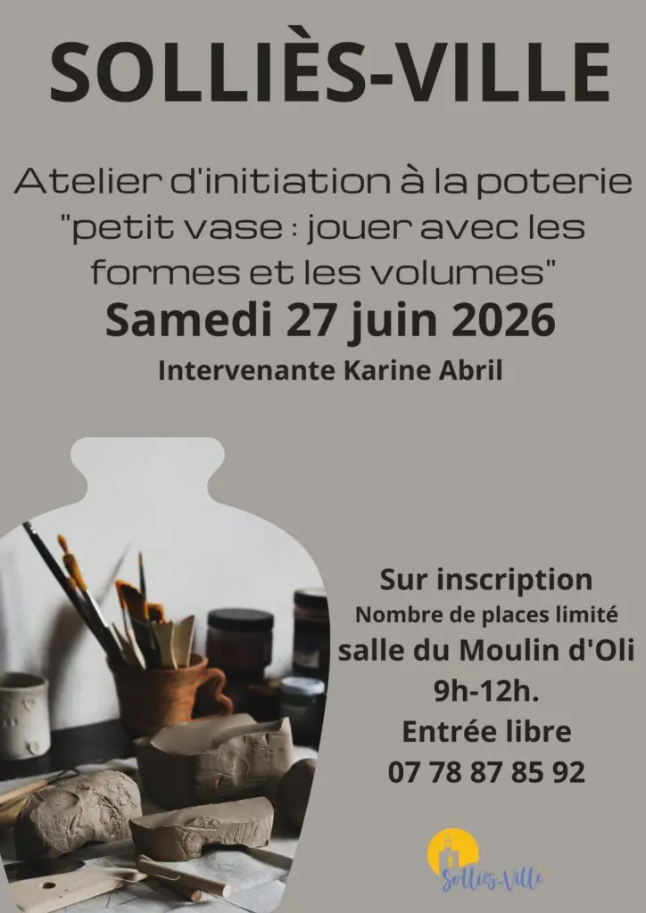 Atelier d’initiation à la poterie