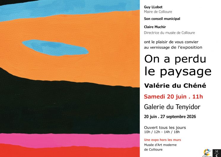 EXPOSITION « ON A PERDU LE PAYSAGE » DE VALÉRIE DU CHÉNÉ