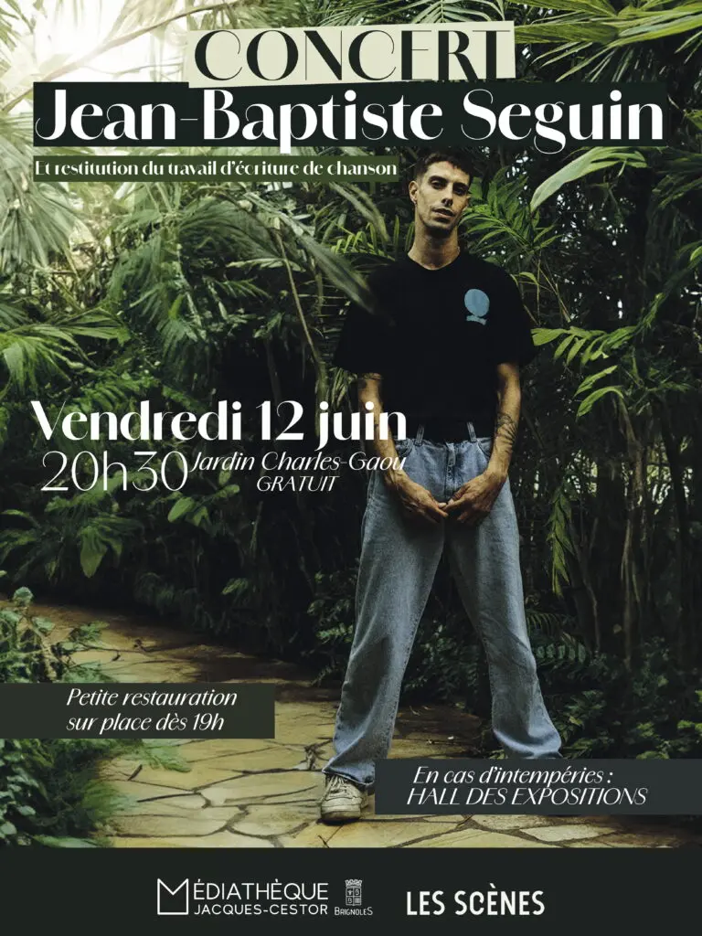 Concert : Jean baptiste Seguin - Restitution du travail d'écriture de chanson