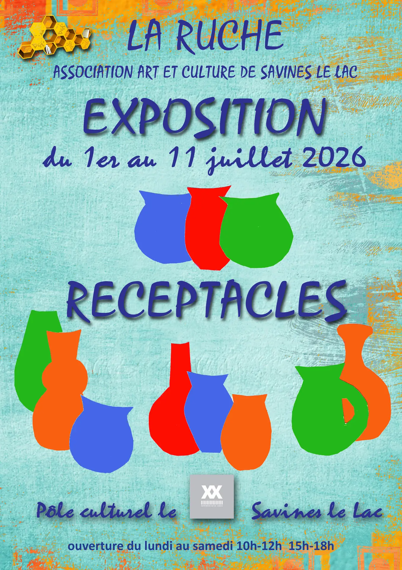 Exposition association La RUCHE "Réceptacles"