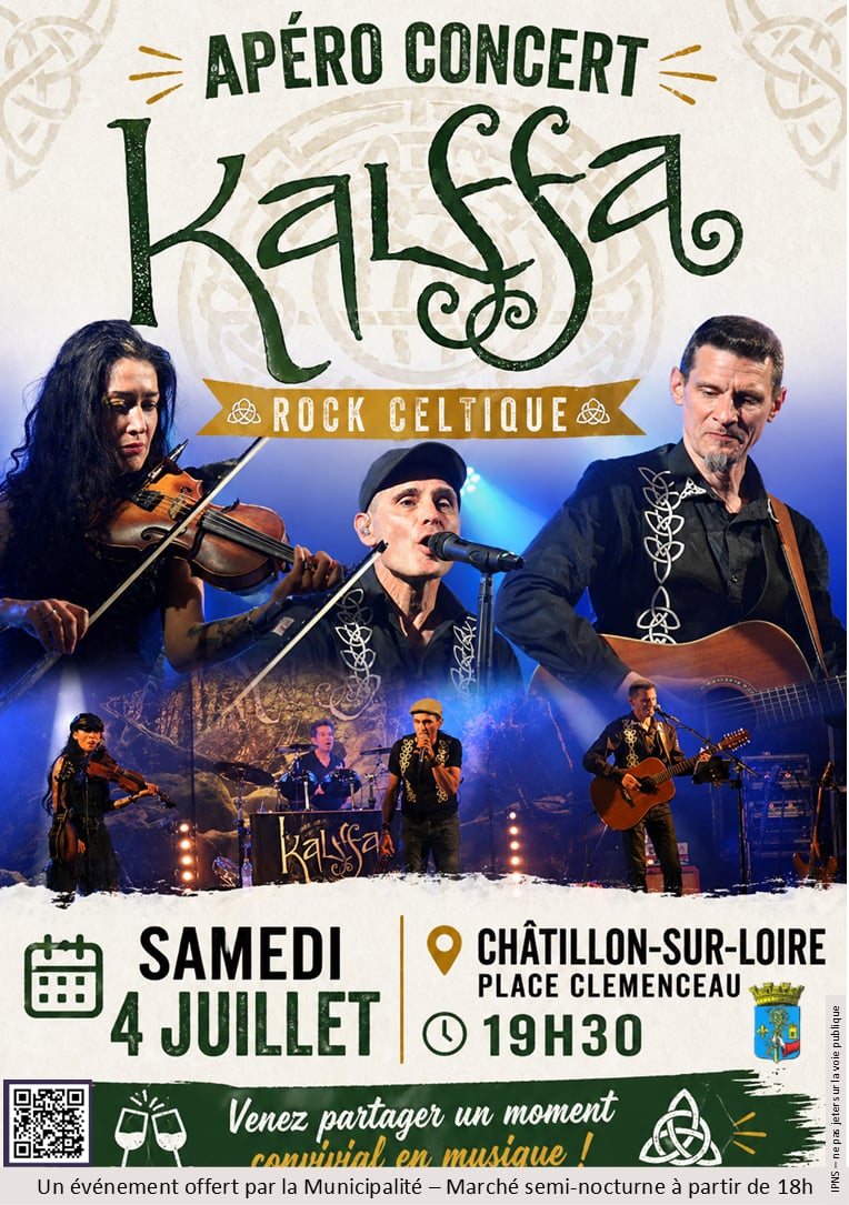 Apéro-concert avec le groupe "Kalffa" (rock celtique)