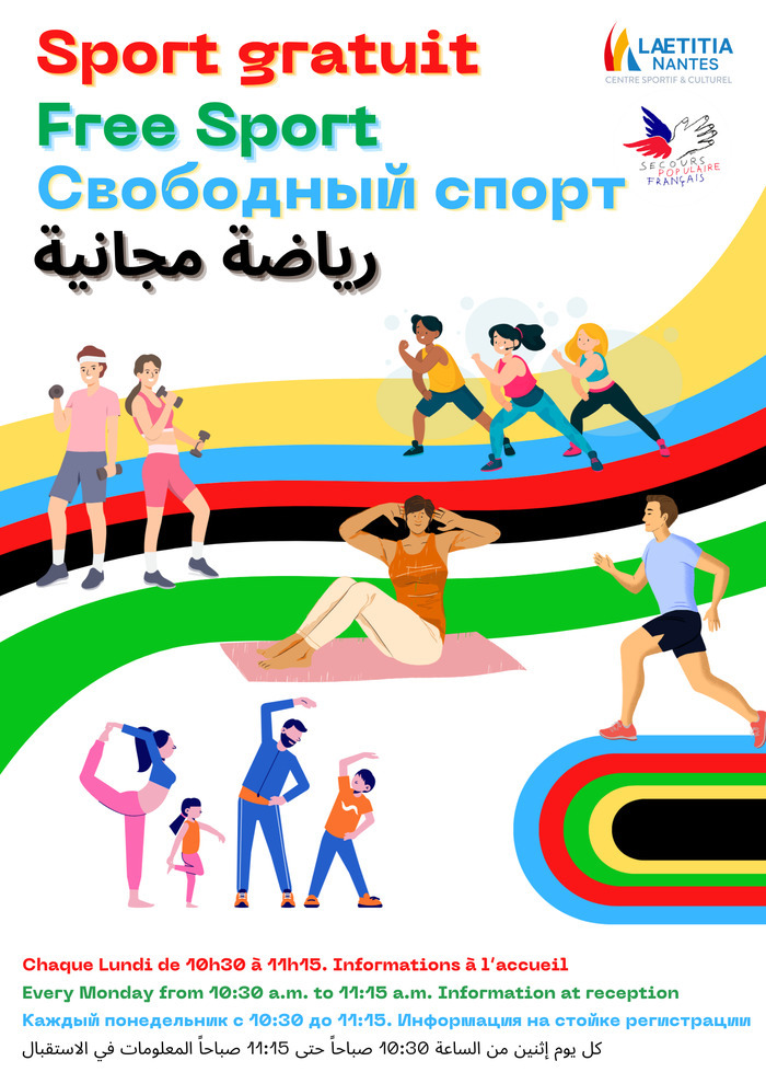 Fitness gratuit au secours populaire