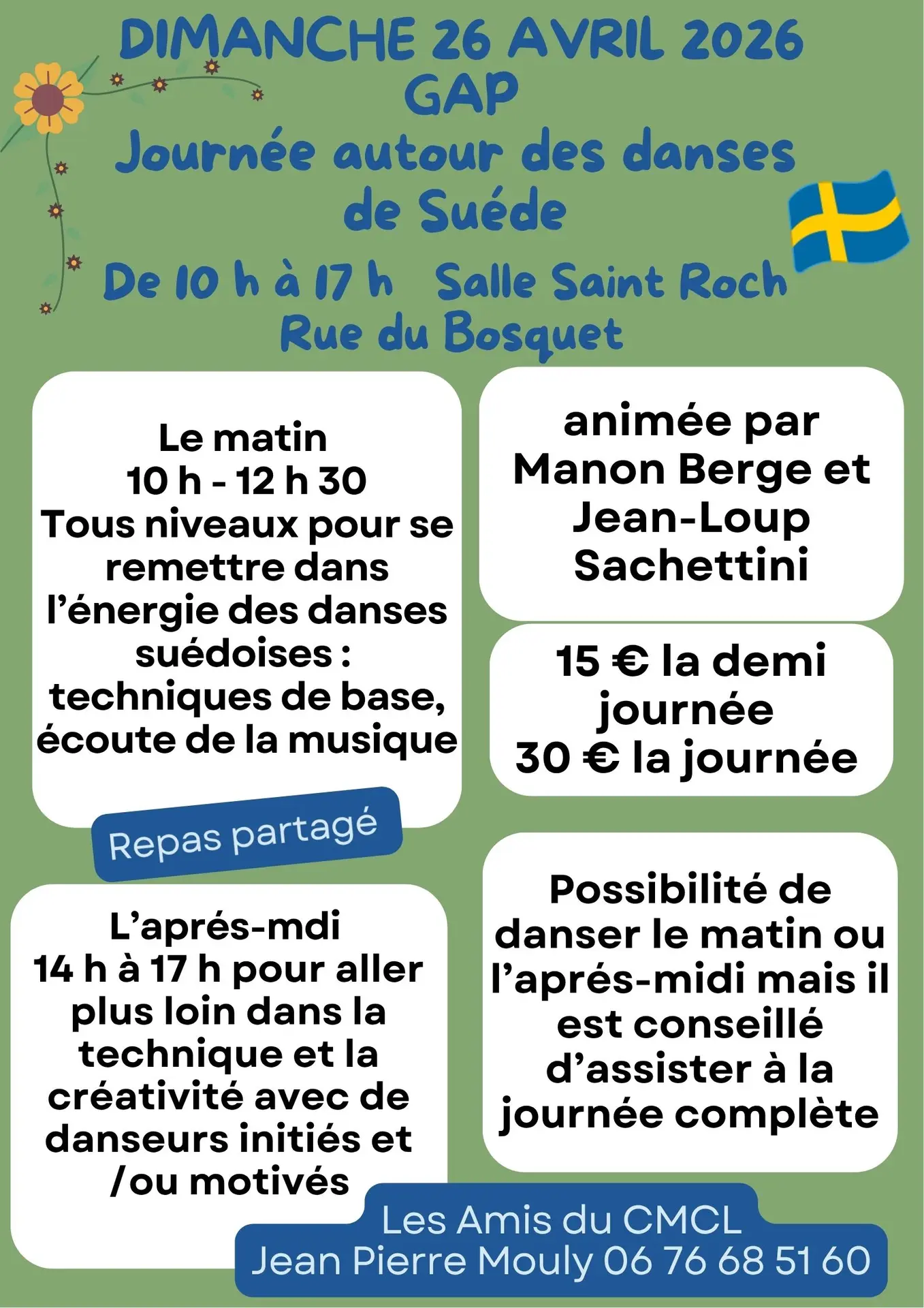 Ateliers de danses de Suède