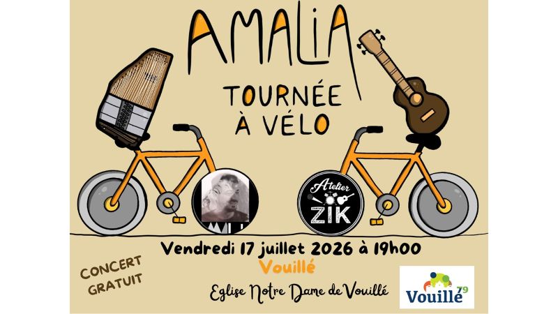 Concert Amalia – Tournée à Vélo à Vouillé