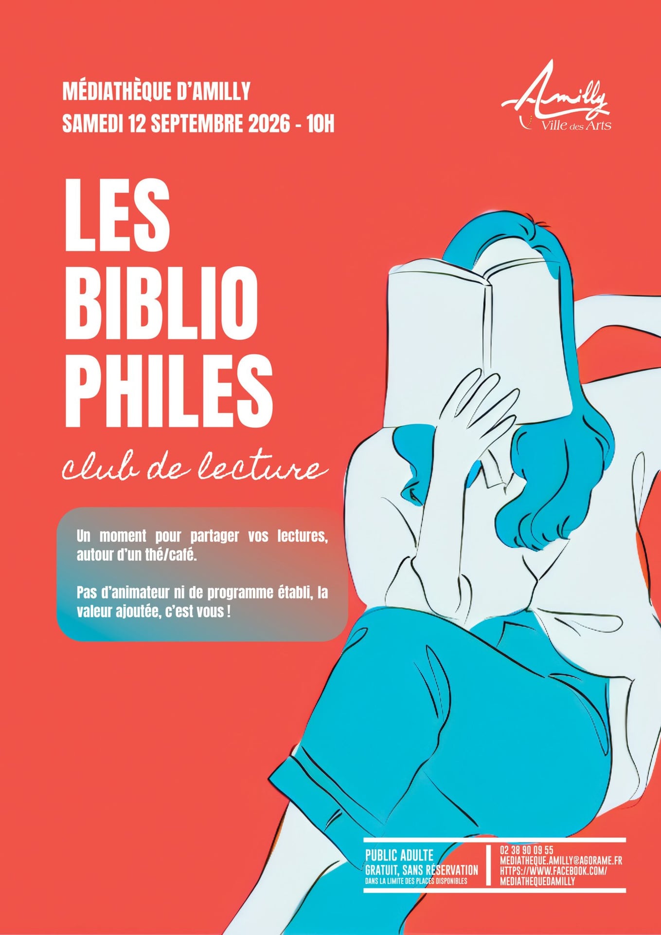 Les bibliophiles à la médiathèque – Club de lecture