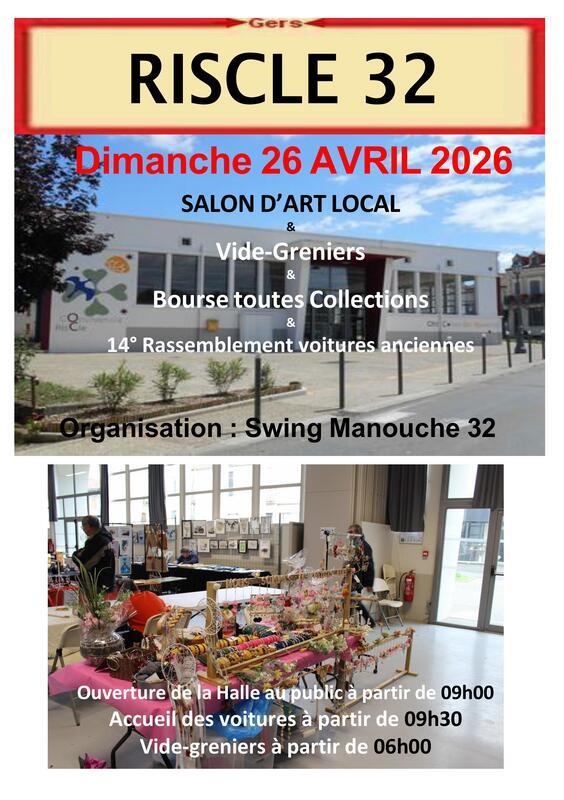 Vide grenier - bourse collections - salon art local - rassemblement