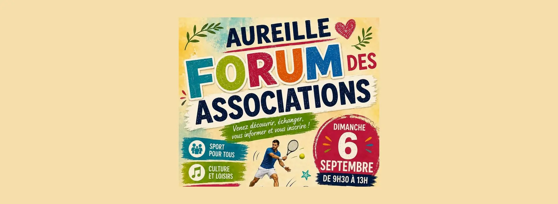 Forum des associations à Aureille