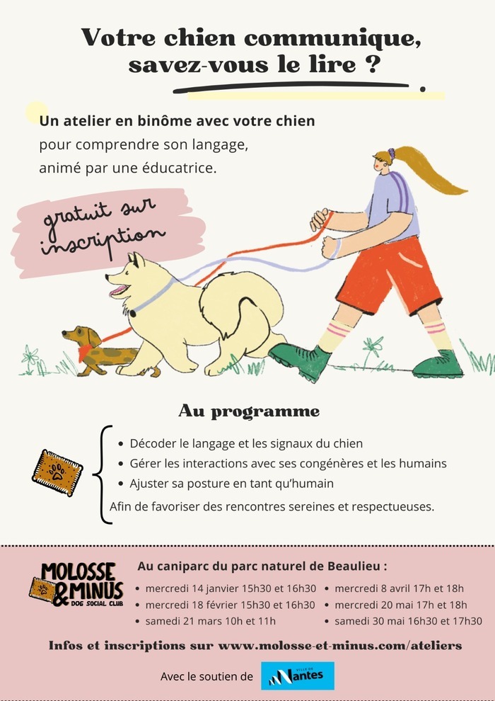 Connaissance du “parler chien” et gestion des interactions - Parc Naturel de Beaulieu
