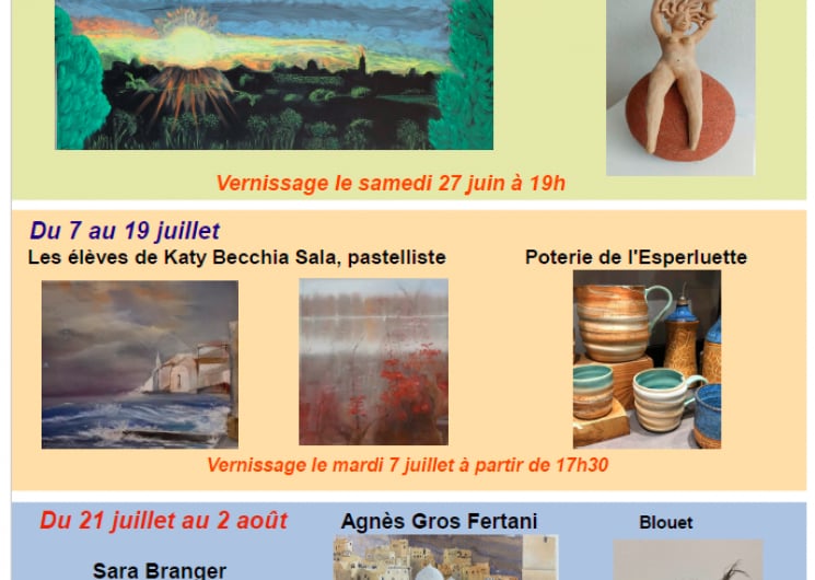 Expositions au point lecture de Bourg de visa