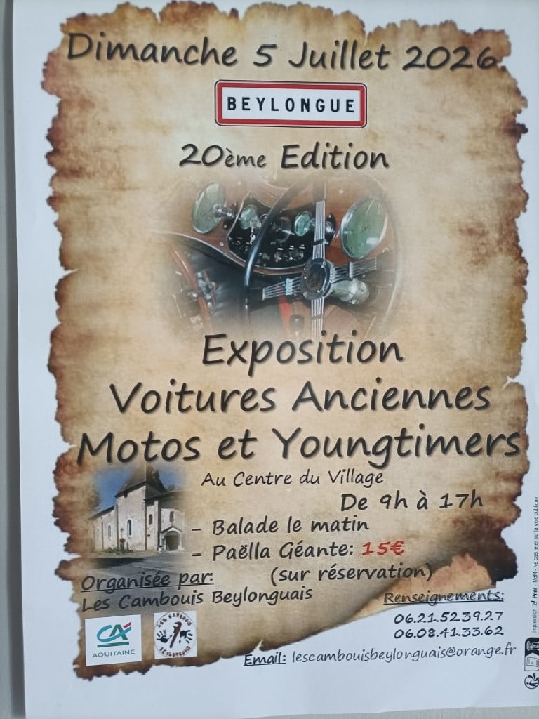 Rassemblement voitures anciennes