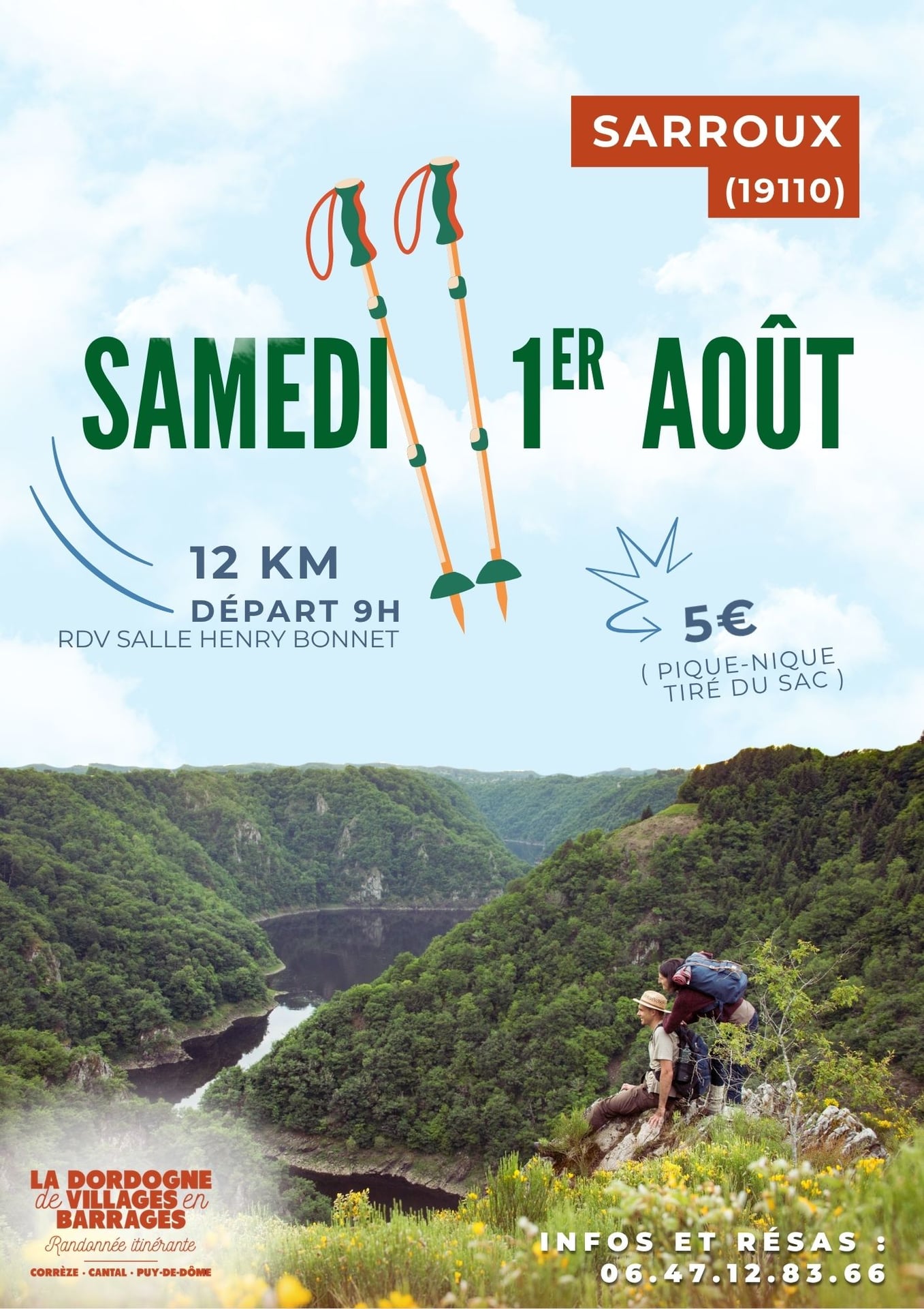 Randonnée Saint Julien près Bort