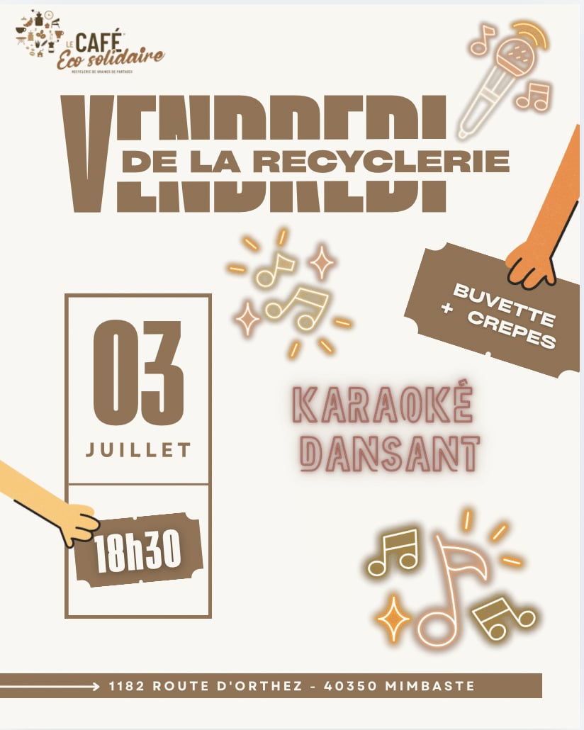 Vendredi de la Recyclerie – Karaoké Dansant