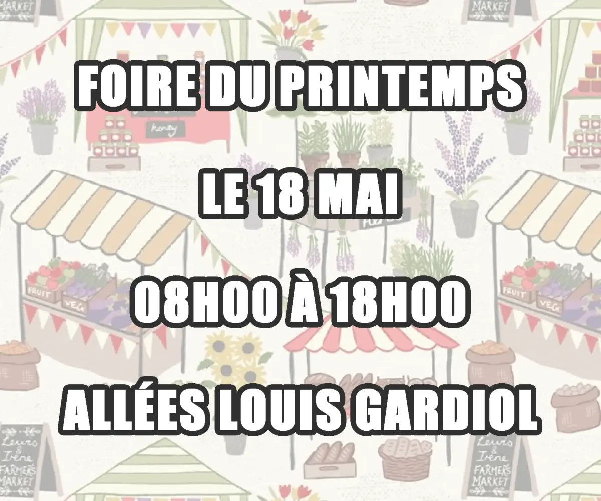 Foire du printemps à Riez