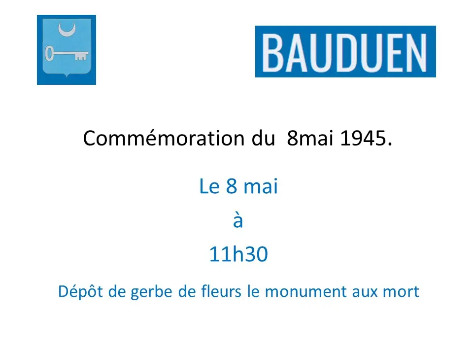 Commémoration du 8 mai 1945