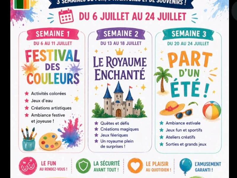 CENTRE AERE ETE 2026