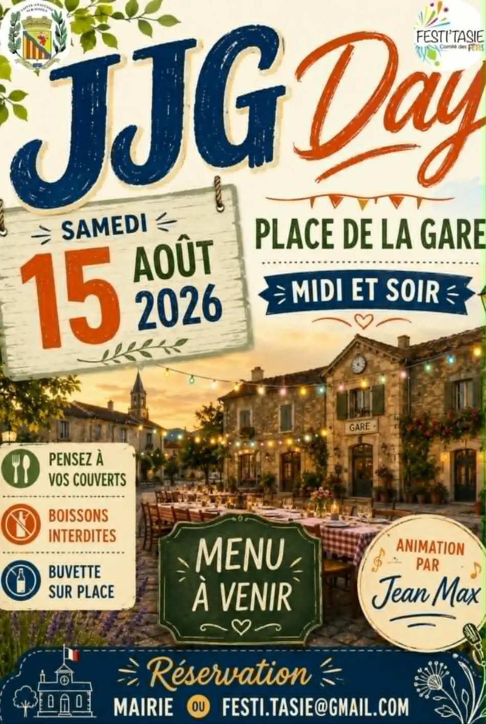 Festi'Tasie : JJG Day - repas, animations